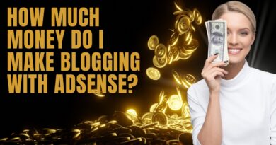 How Much Money Do I Make Blogging with Adsense