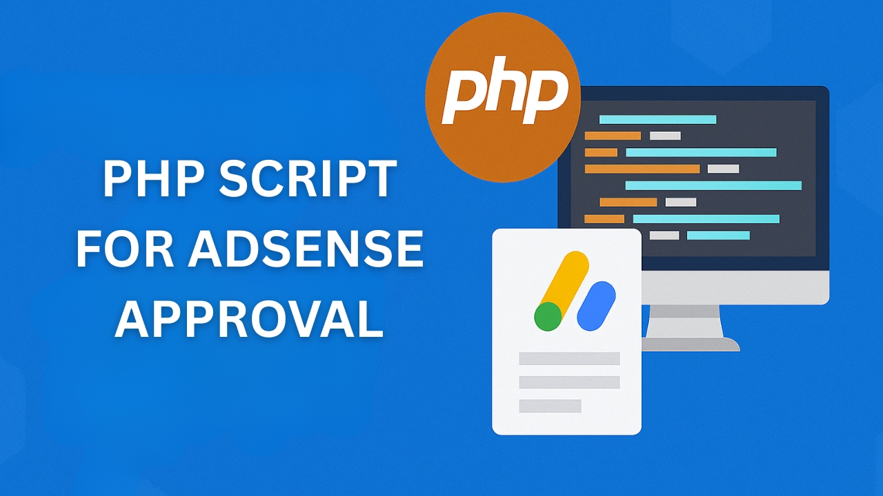 PHP Script for AdSense Approval